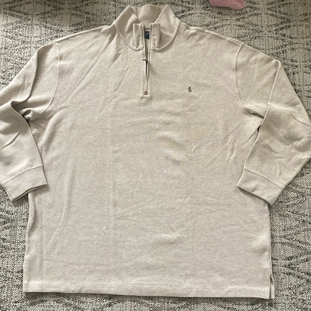 Polo by Ralph Lauren Quarter Zip Pullover Sweater 3XB